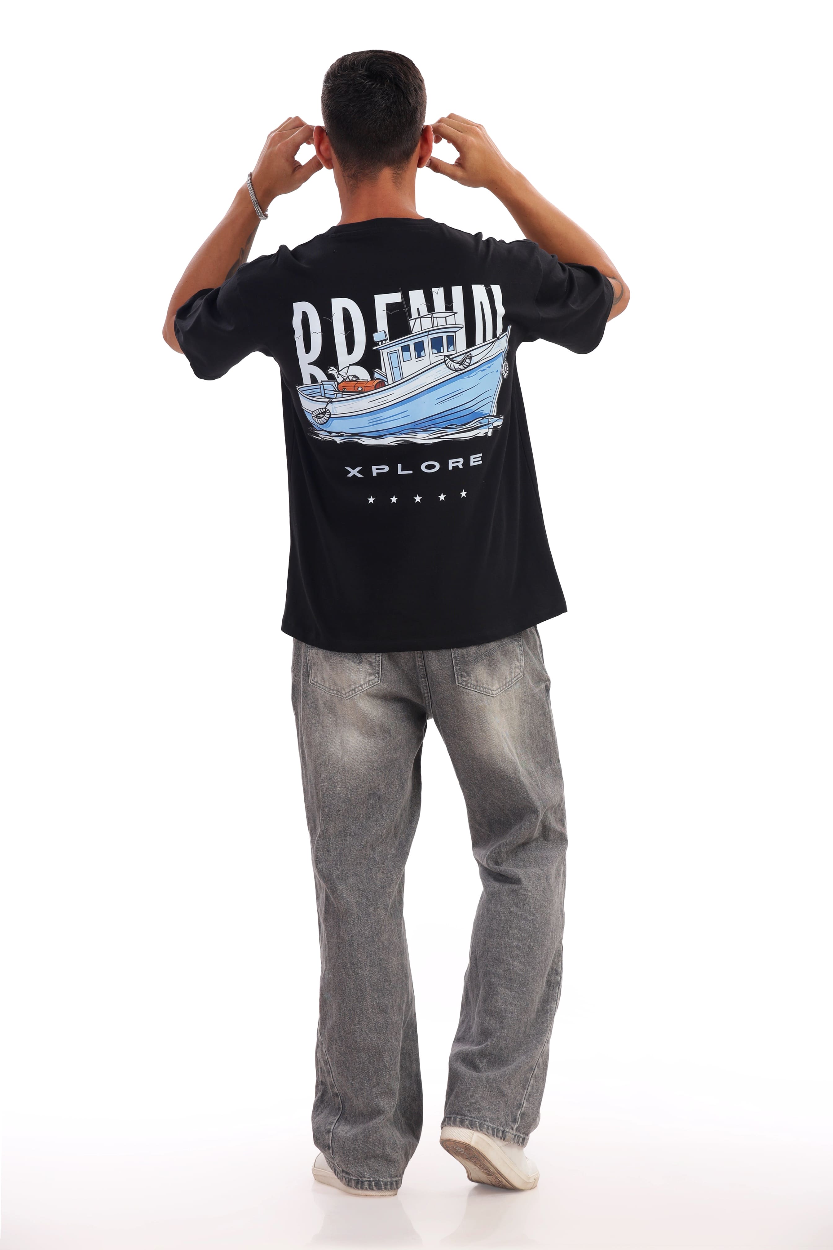 Black Drifter Tee By Xplore