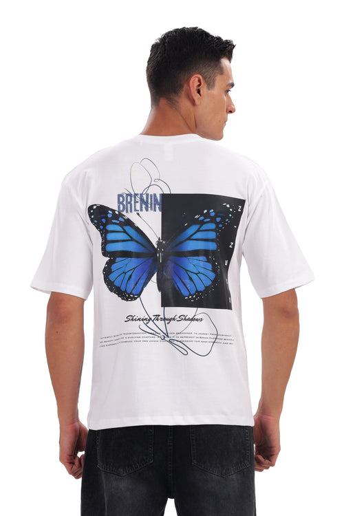 Edge White Oversized Tee