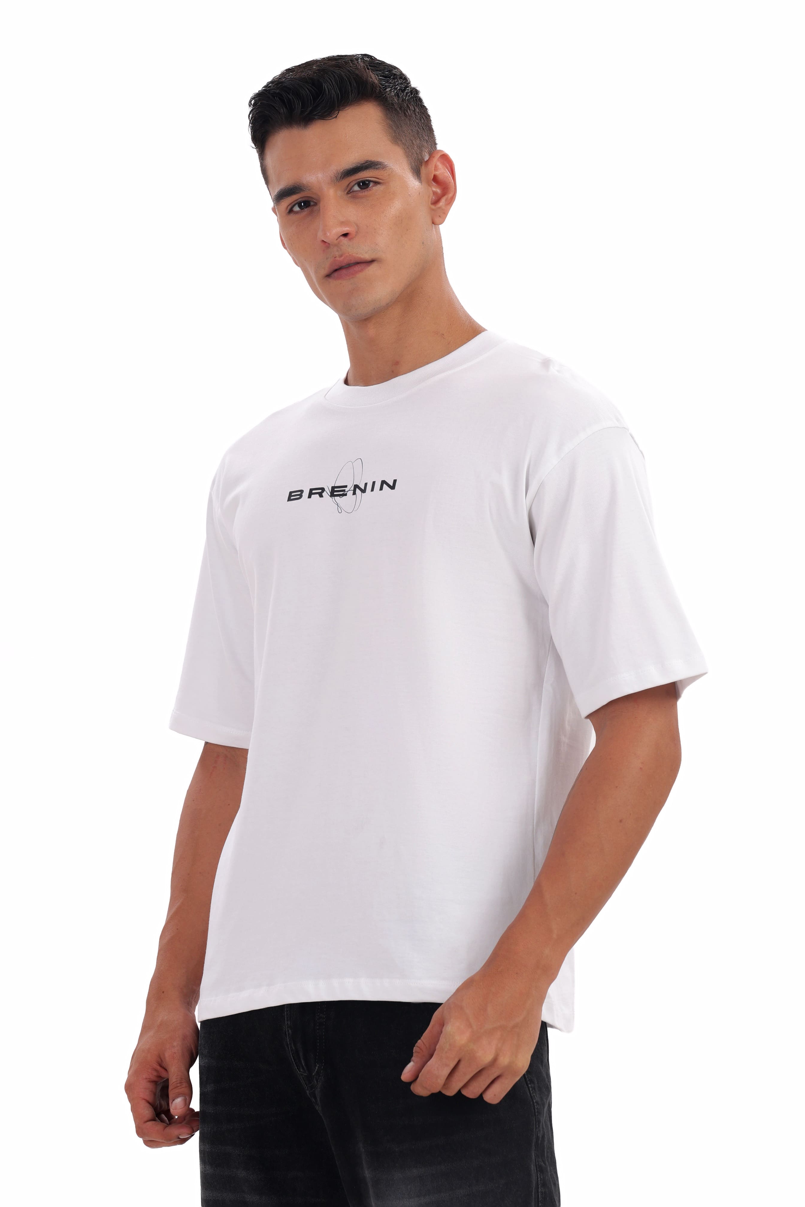 Edge White Oversized Tee