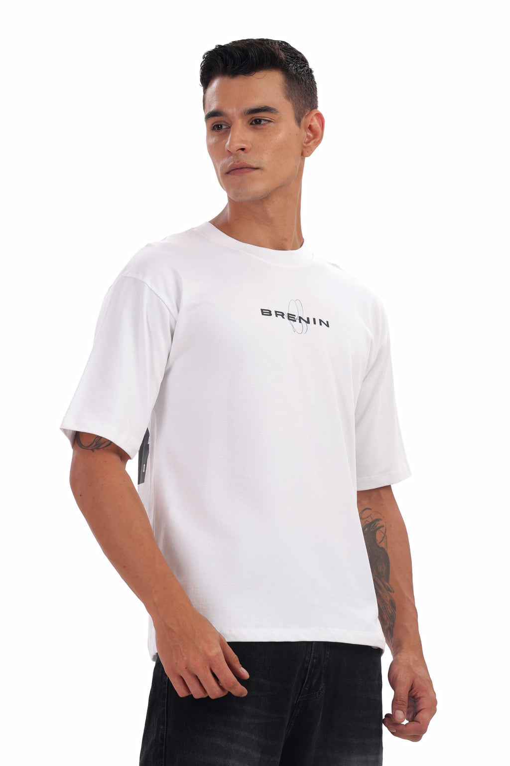 Edge White Oversized Tee