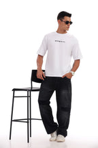 Edge White Oversized Tee